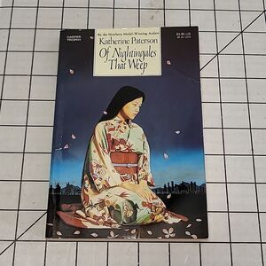 3/$15  Of‎ Nightingales That Weep, Author-Katherine Paterson, Paperback Book